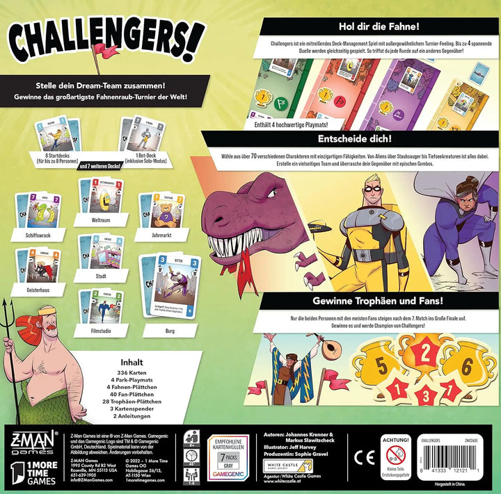 Challengers (DE) - 1 More Time Games - Board Games