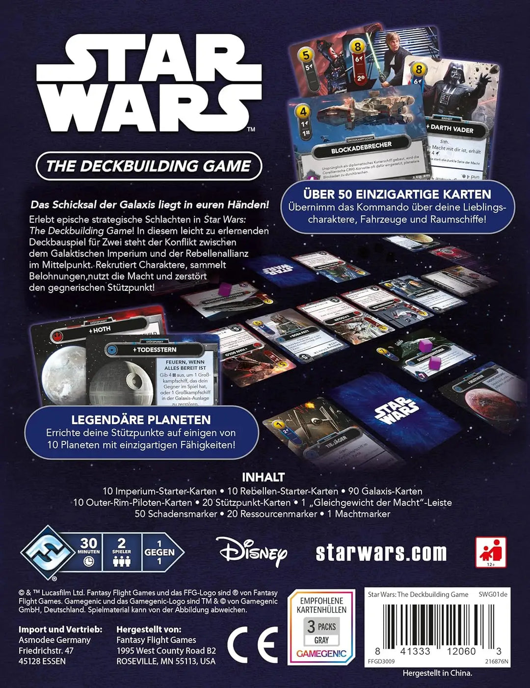 Star Wars: The Deckbuilding Game (DE) - Fantasy Flight Games - Board Games