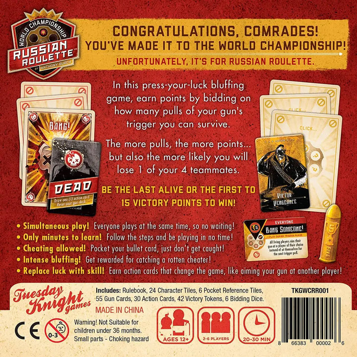 World Championship Russian Roulette (EN) - Tuesday Knight Games - Board Games