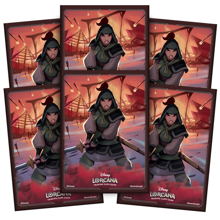 Disney Lorcana: Rise of the Floodborn - Card Sleeves - Mulan (65)
