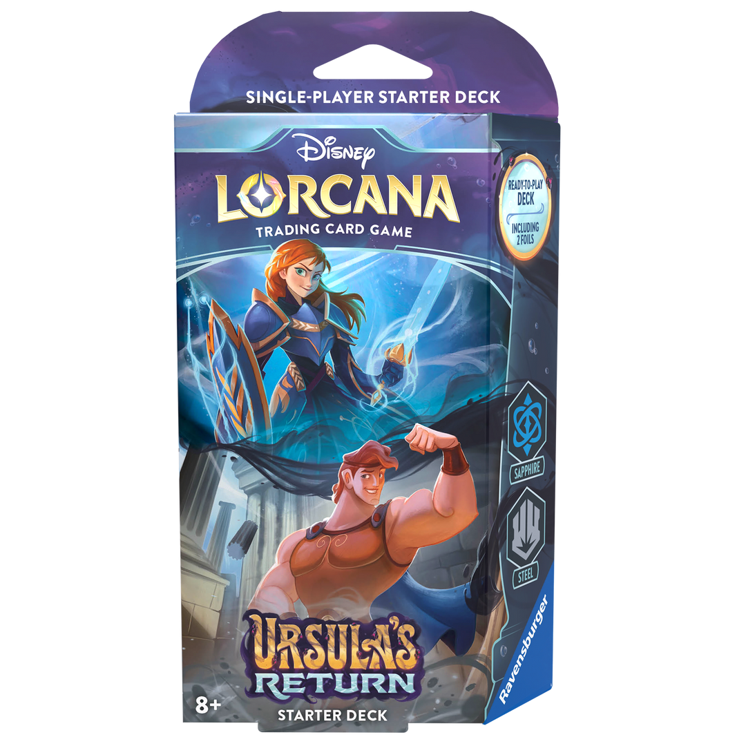Disney Lorcana: Ursula's Return - Sapphire/Steel - Starter Deck (EN)