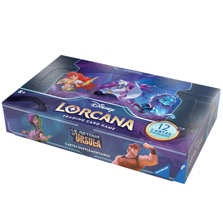 Disney Lorcana: Le Retour d’Ursula - Booster Display (24 Booster) (FR)