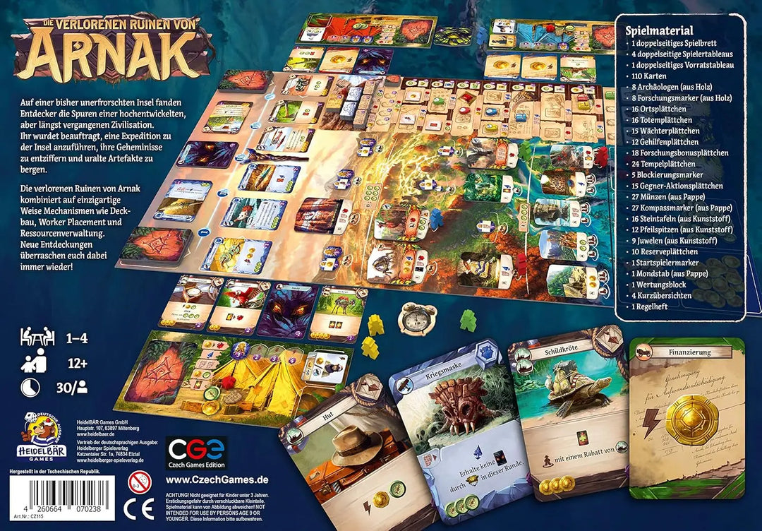 Die Verlorenen Ruinen von Arnak (DE) - Czech Games Edition - Board Games