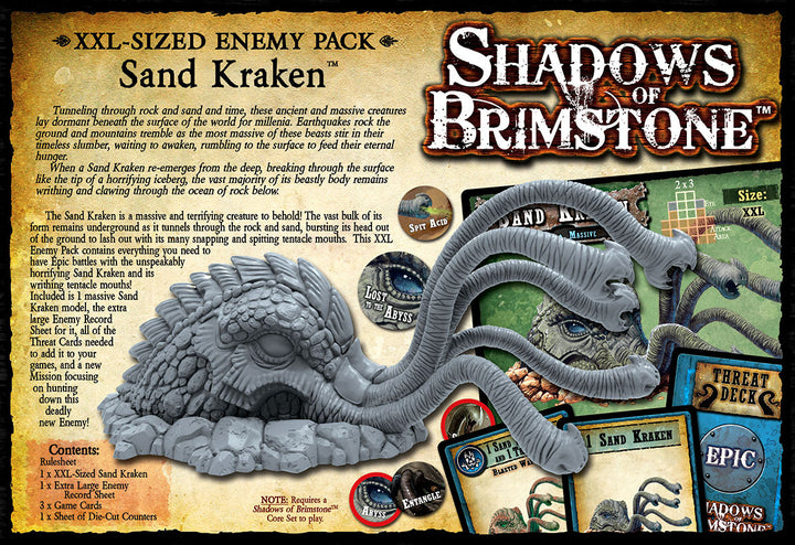 Shadows of Brimstone: Sand Kraken (EN)