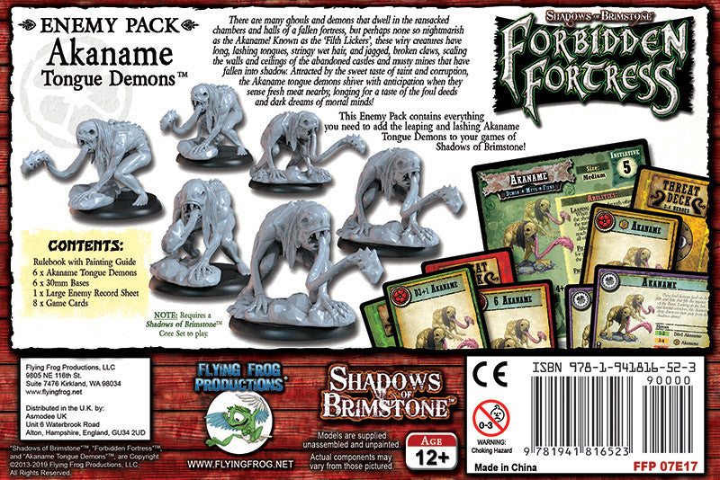 Shadows of Brimstone: Forbidden Fortress - Akaname Tongue Demon (EN)