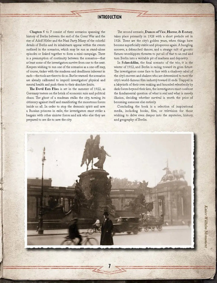 Call of Cthulhu RPG: Berlin - The Wicked City (EN) - Chaosium Inc. - Roleplaying Games