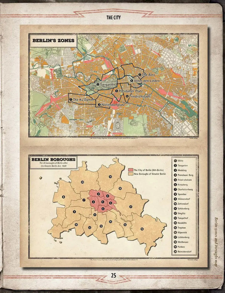 Call of Cthulhu RPG: Berlin - The Wicked City (EN) - Chaosium Inc. - Roleplaying Games