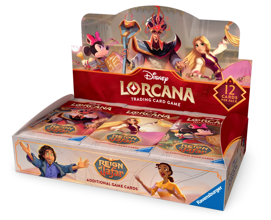 Disney Lorcana: Reign of Jafar - Booster Display Case (4 Displays) (EN) - Ravensburger - Card Games