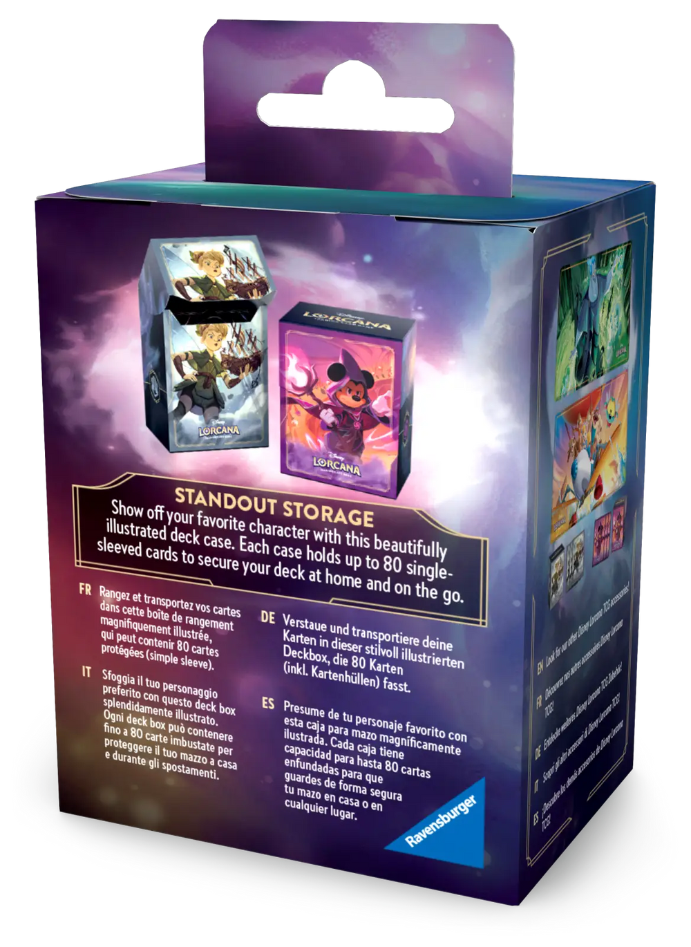 Disney Lorcana: Reign of Jafar - Deck Box - Tinker Bell - Ravensburger - Accessories