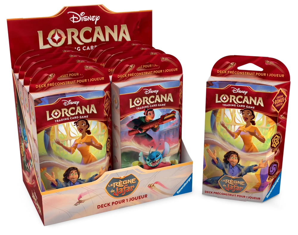 Disney Lorcana: Le Règne de Jafar - Ambre/Améthyste - Starter Deck (FR) - Ravensburger - Card Games