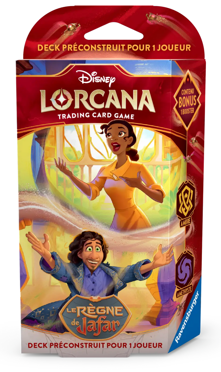 Disney Lorcana: Le Règne de Jafar - Ambre/Améthyste - Starter Deck (FR) - Ravensburger - Card Games
