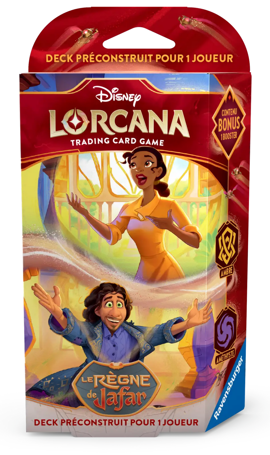 Disney Lorcana: Le Règne de Jafar - Ambre/Améthyste - Starter Deck (FR) - Ravensburger - Card Games