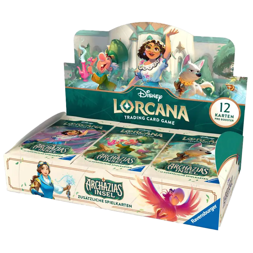 Disney Lorcana: Archazias Insel - Booster Display (24 Booster) (DE) - Ravensburger - Card Games