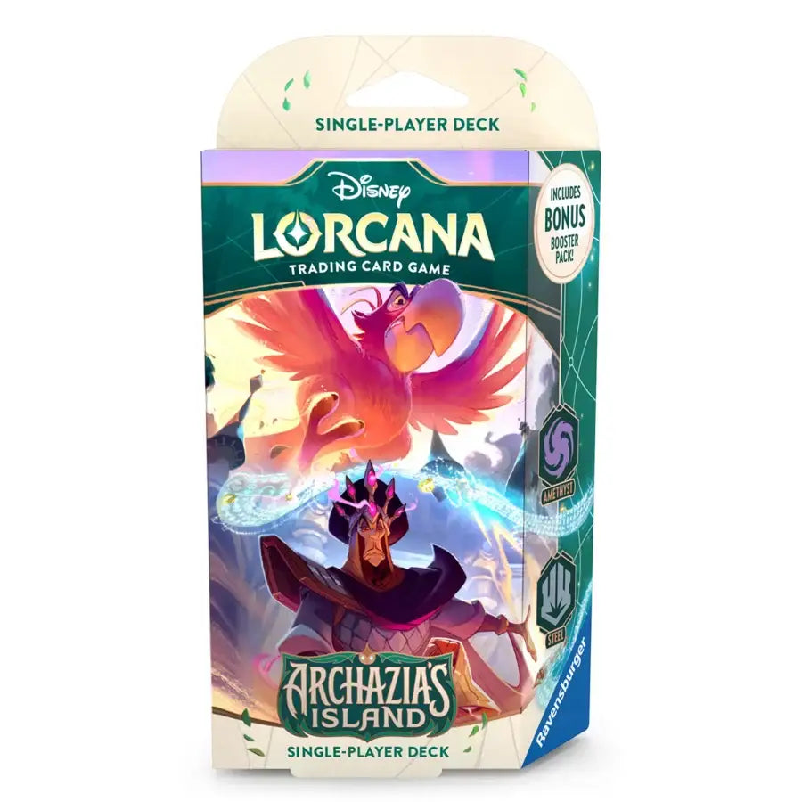 Disney Lorcana: Archazia’s Island - Amethyst/Steel - Starter Deck (EN) - Ravensburger - Card Games