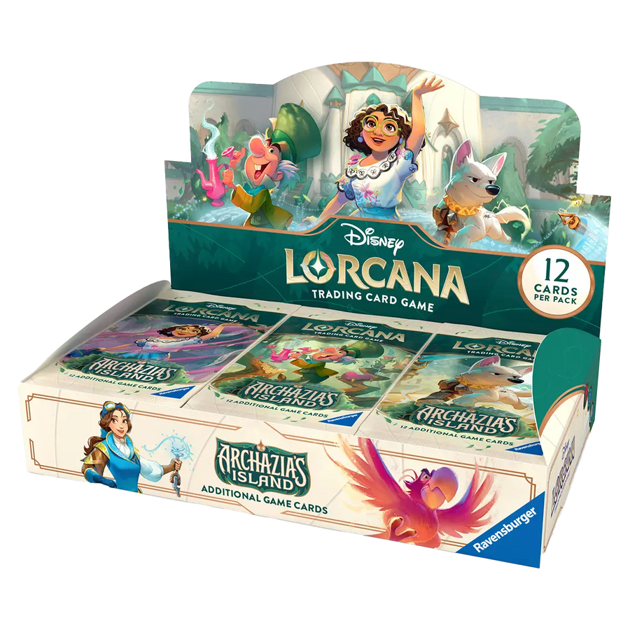 Disney Lorcana: Archazia’s Island - Booster Display Case (4 Displays) (EN) - Ravensburger - Card Games
