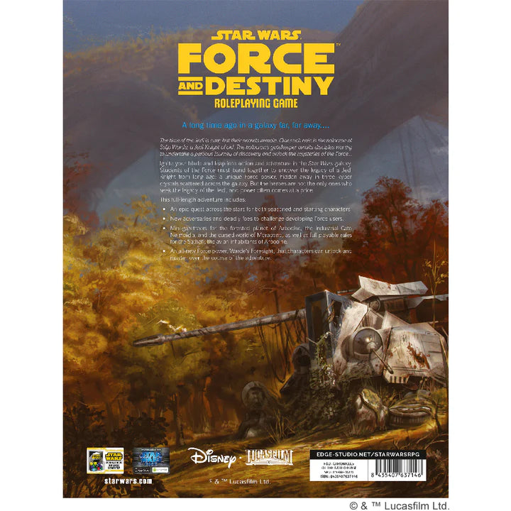 Star Wars RPG: Force and Destiny - Chronicles of the Gatekeeper (EN)