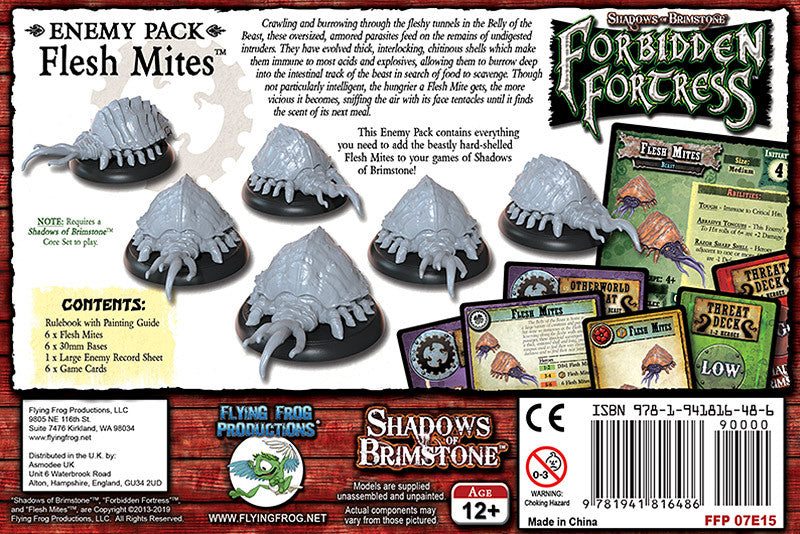 Shadows of Brimstone: Forbidden Fortress - Flesh Mites (EN)
