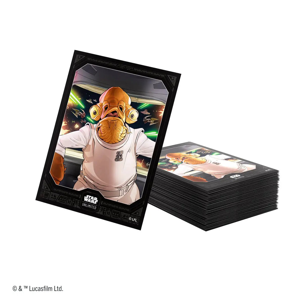 Art Sleeves: Star Wars Unlimited - Admiral Ackbar - Gamegenic - Accessories