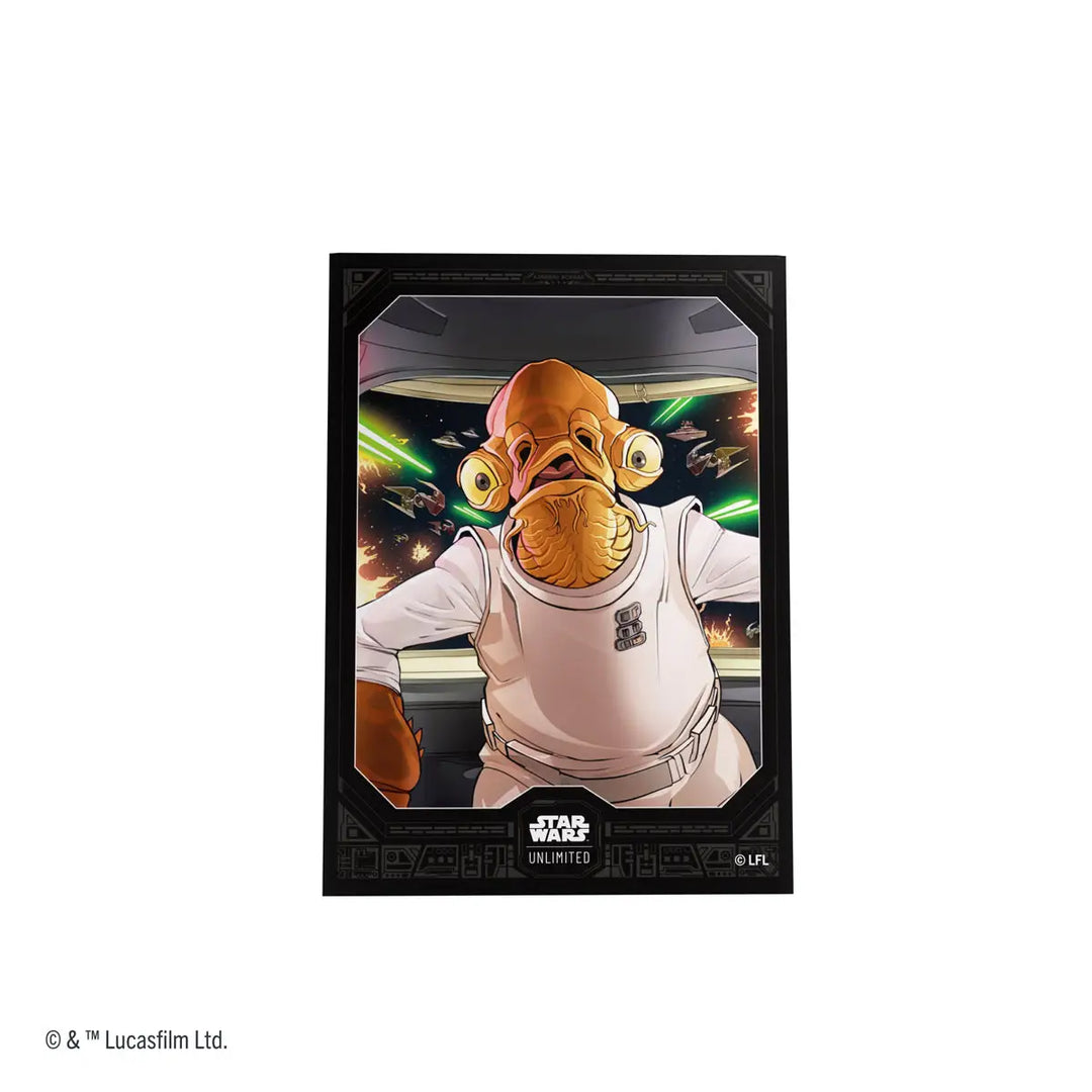 Art Sleeves: Star Wars Unlimited - Admiral Ackbar - Gamegenic - Accessories