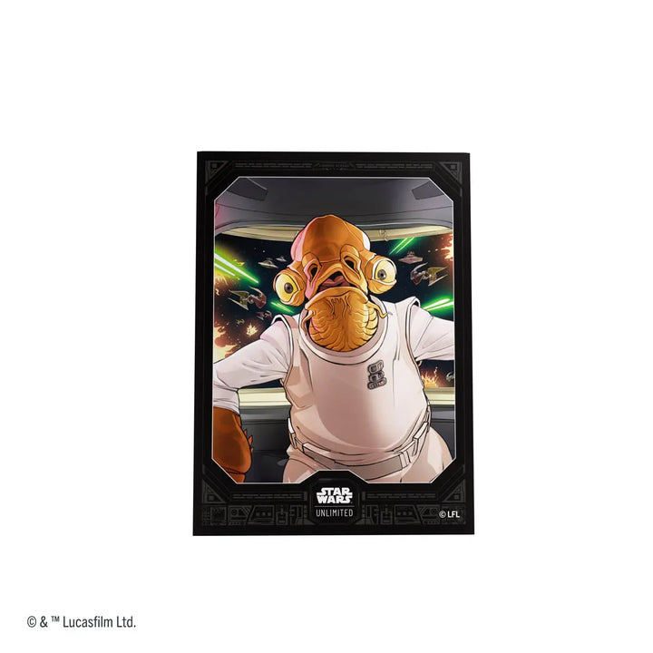 Art Sleeves: Star Wars Unlimited - Admiral Ackbar - Gamegenic - Accessories