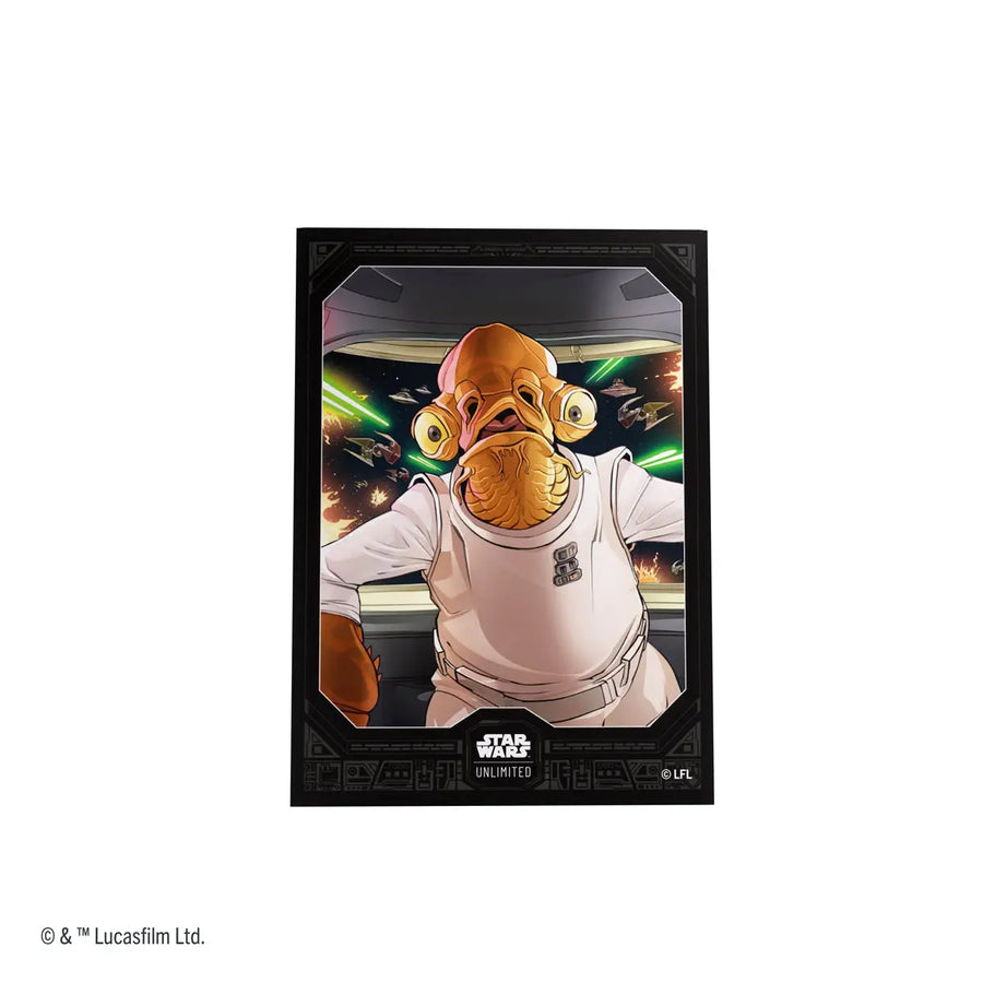 Art Sleeves: Star Wars Unlimited - Admiral Ackbar - Gamegenic - Accessories