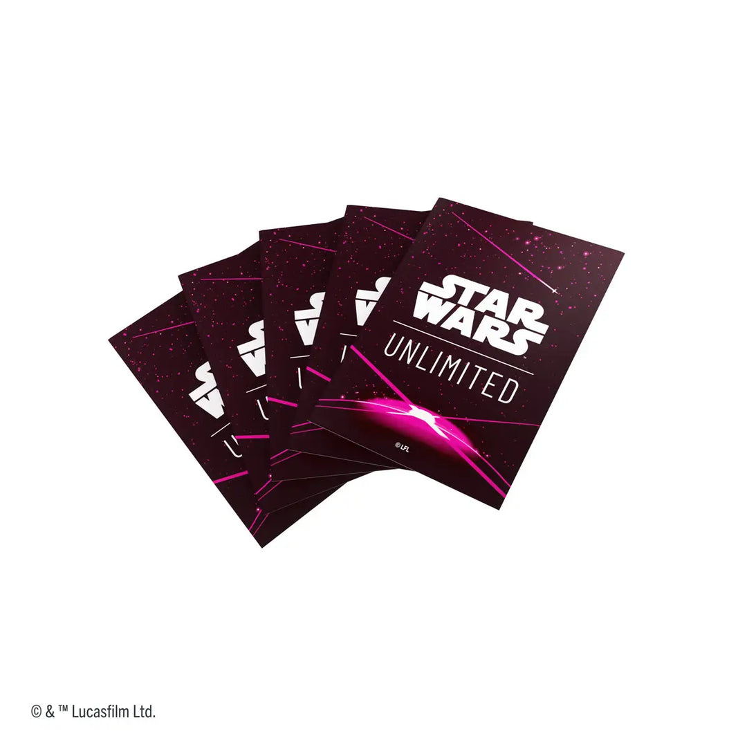 Art Sleeves: Star Wars Unlimited - Card Back - Magenta - Gamegenic - Accessories