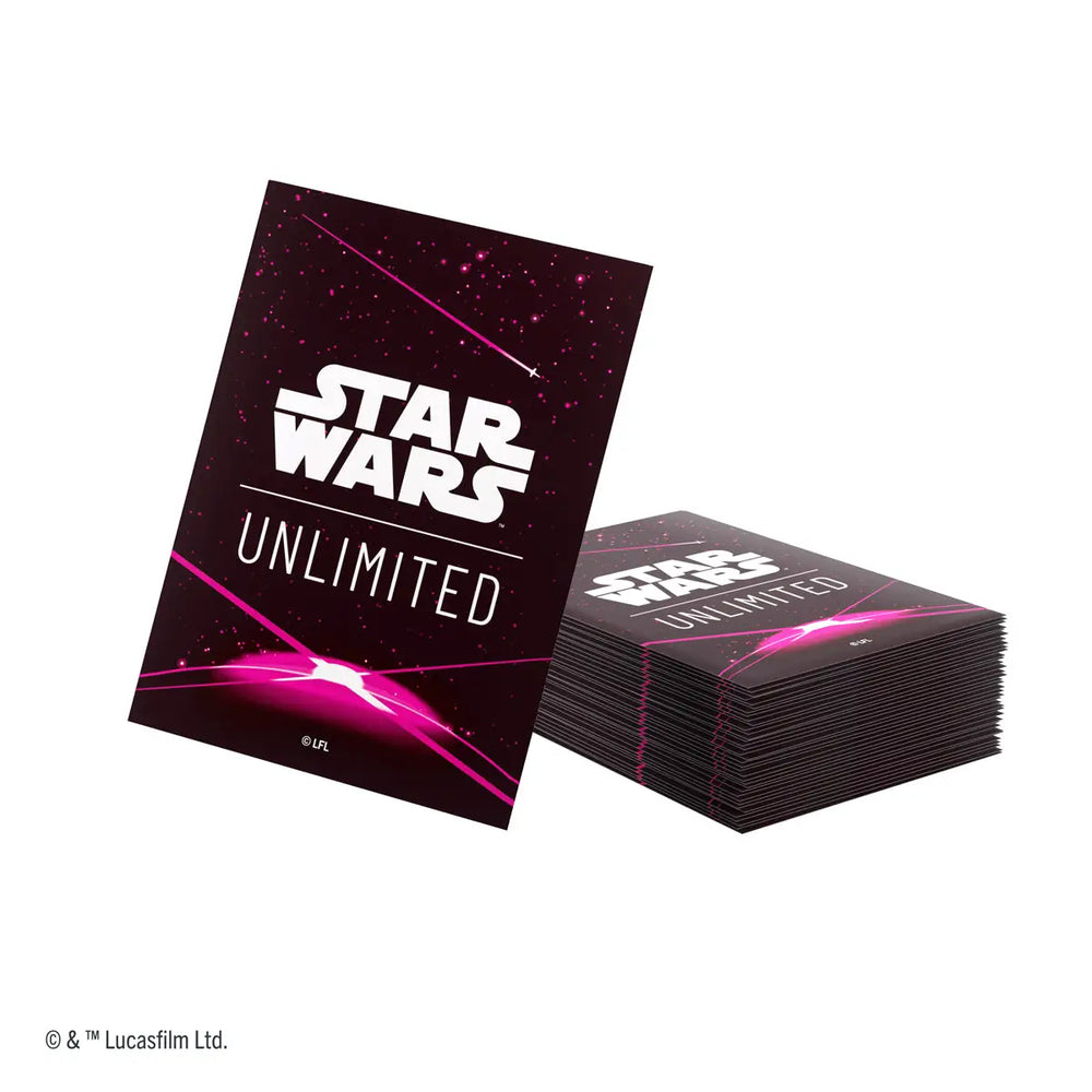 Art Sleeves: Star Wars Unlimited - Card Back - Magenta - Gamegenic - Accessories