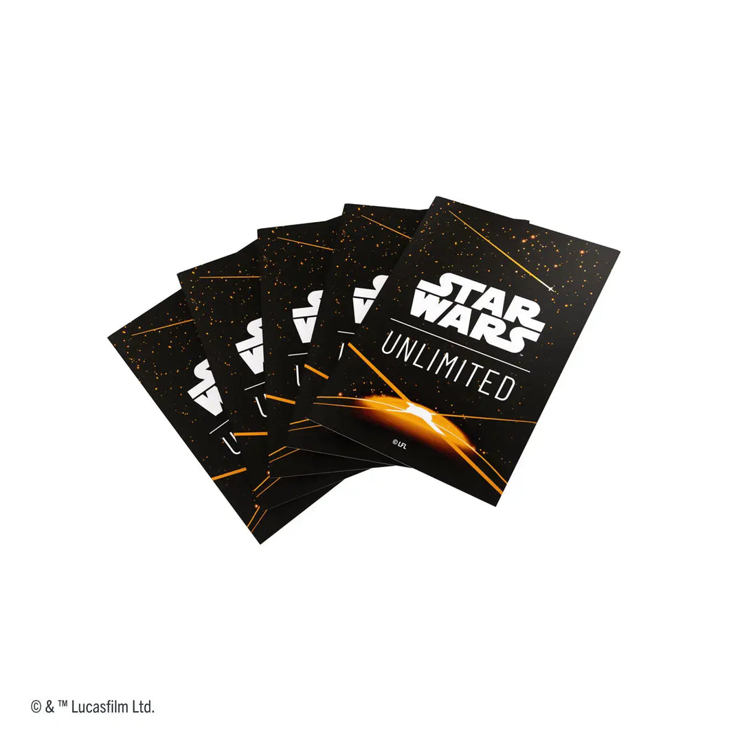 Art Sleeves: Star Wars Unlimited - Card Back - Orange - Gamegenic - Accessories