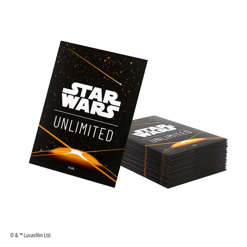 Art Sleeves: Star Wars Unlimited - Card Back - Orange - Gamegenic - Accessories