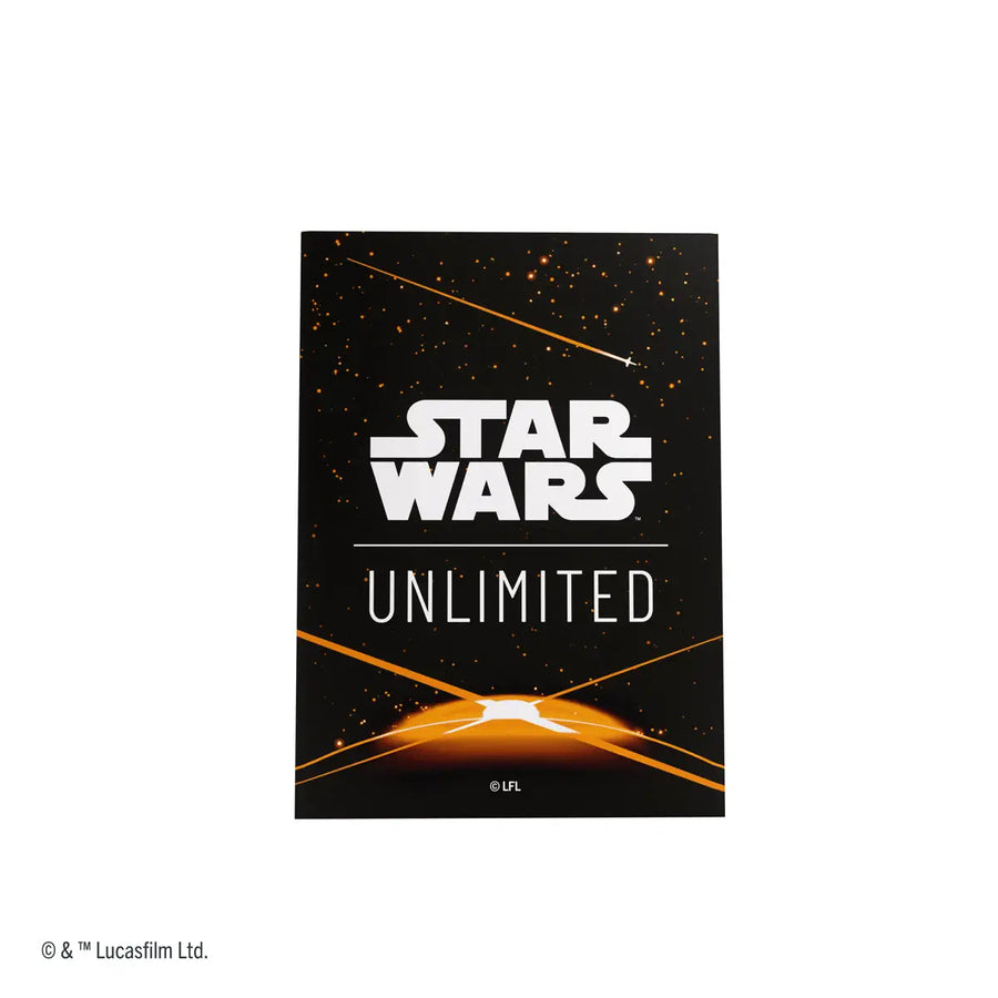 Art Sleeves: Star Wars Unlimited - Card Back - Orange - Gamegenic - Accessories