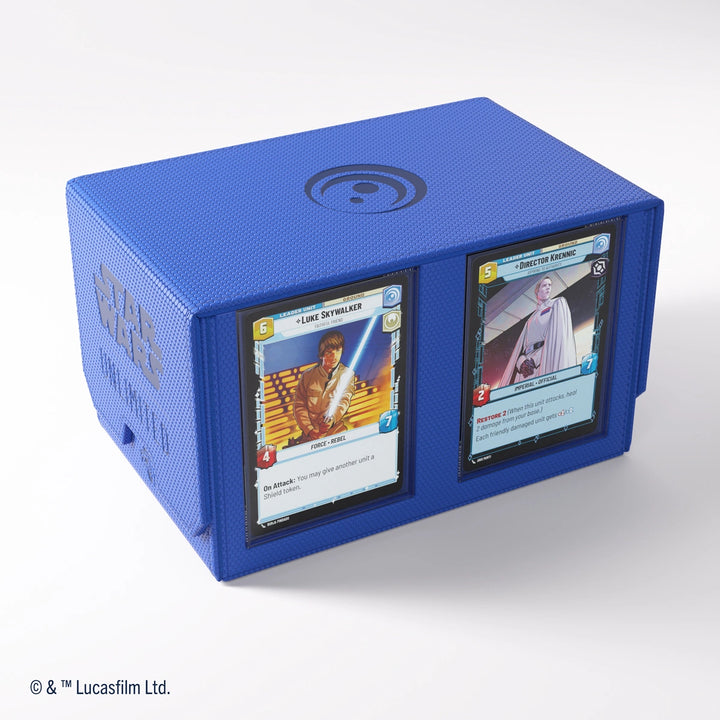 Gamegenic - Star Wars: Unlimited - Double Deck Pod - Blue