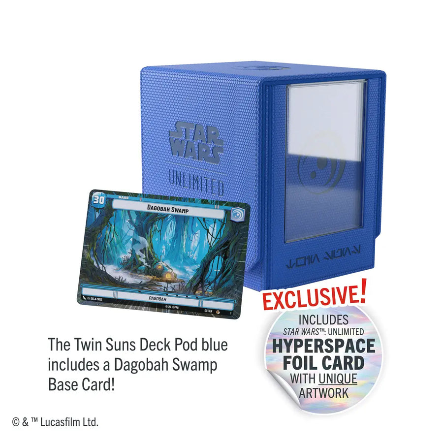 Deck Pod: Star Wars Unlimited - Twin Suns - Blue - Gamegenic - Accessories
