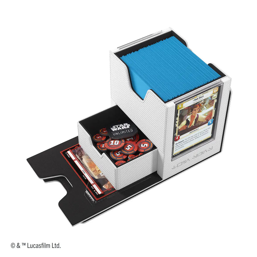 Deck Pod: Star Wars Unlimited - Twin Suns - White/Black - Gamegenic - Accessories