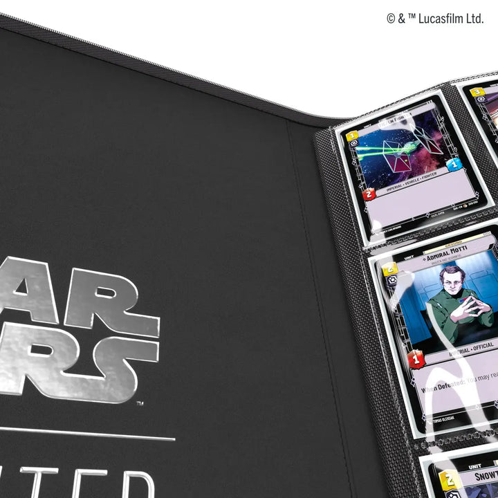 Zip-Up Album: Star Wars Unlimited - 18-Pocket - Black - Gamegenic - Accessories