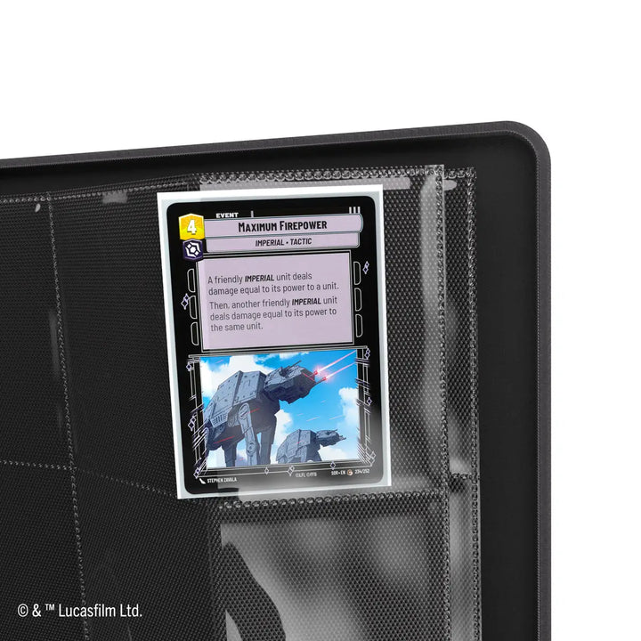 Zip-Up Album: Star Wars Unlimited - 18-Pocket - Black - Gamegenic - Accessories