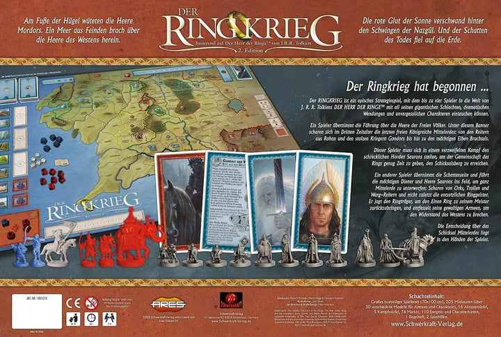 Der Ringkrieg: 2nd Edition (DE) - Schwerkraft-Verlag - Board Games