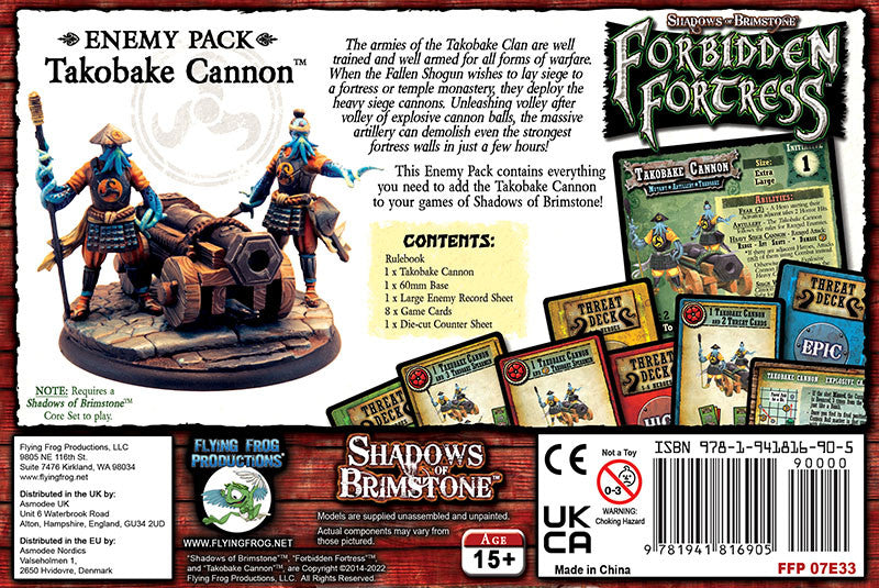 Shadows of Brimstone: Forbidden Fortress - Takobake Cannon (EN)