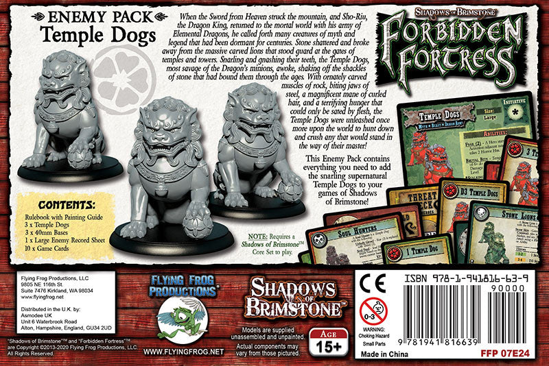 Shadows of Brimstone: Forbidden Fortress - Temple Dogs (EN)