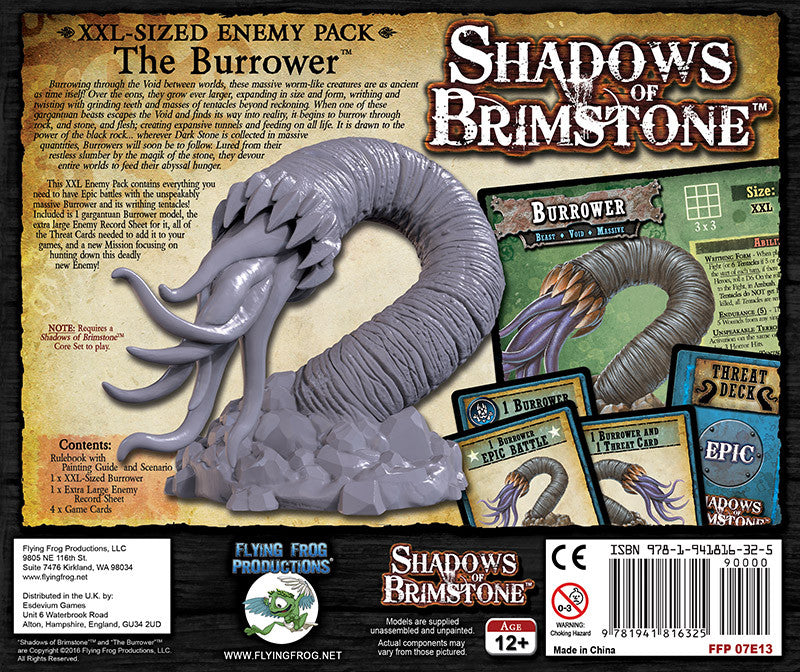 Shadows of Brimstone: Burrower (EN)