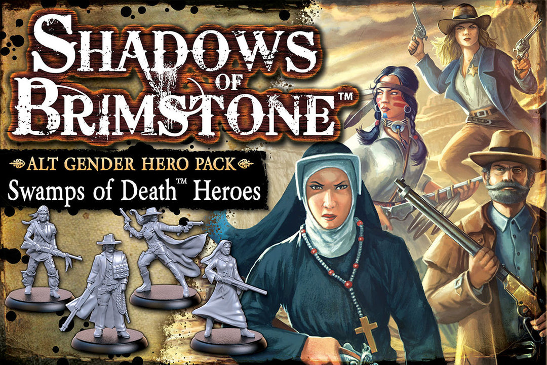 Shadows of Brimstone: Swamps of Death - Alt Gender Hero Pack (EN)