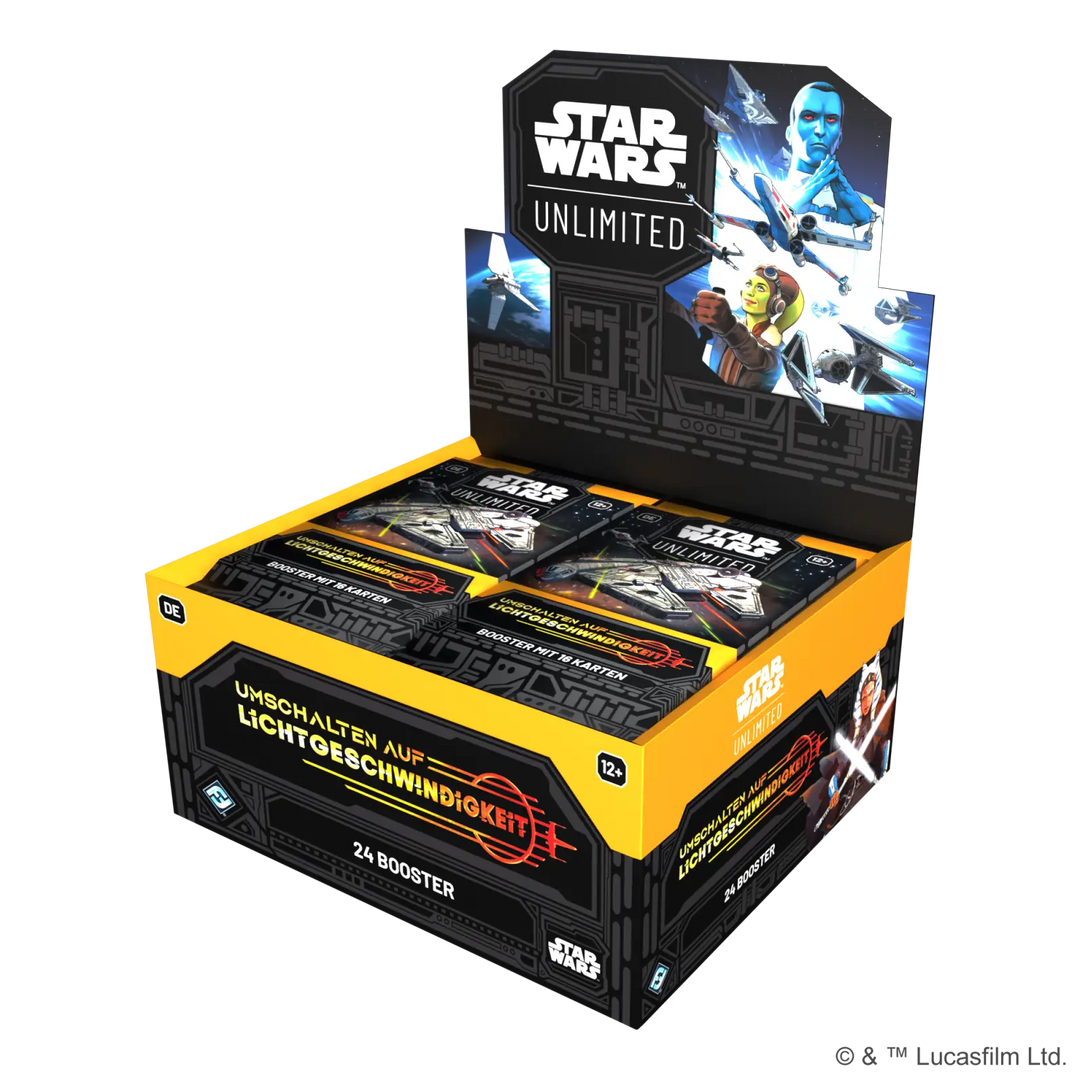Star Wars: Unlimited - Umschalten auf Lichtgeschwindigkeit - Display (24 Booster) (DE) - Fantasy Flight Games - Card