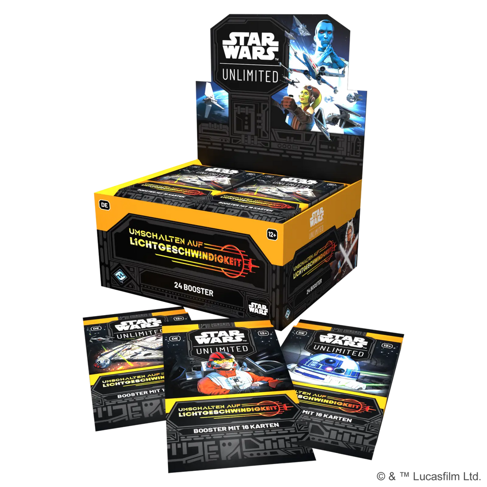 Star Wars: Unlimited - Umschalten auf Lichtgeschwindigkeit - Display (24 Booster) (DE) - Fantasy Flight Games - Card