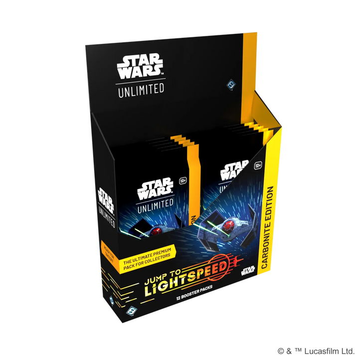 Star Wars: Unlimited - Jump to Lightspeed - Carbonite Display (12 Booster) (EN) - Fantasy Flight Games - Card Games