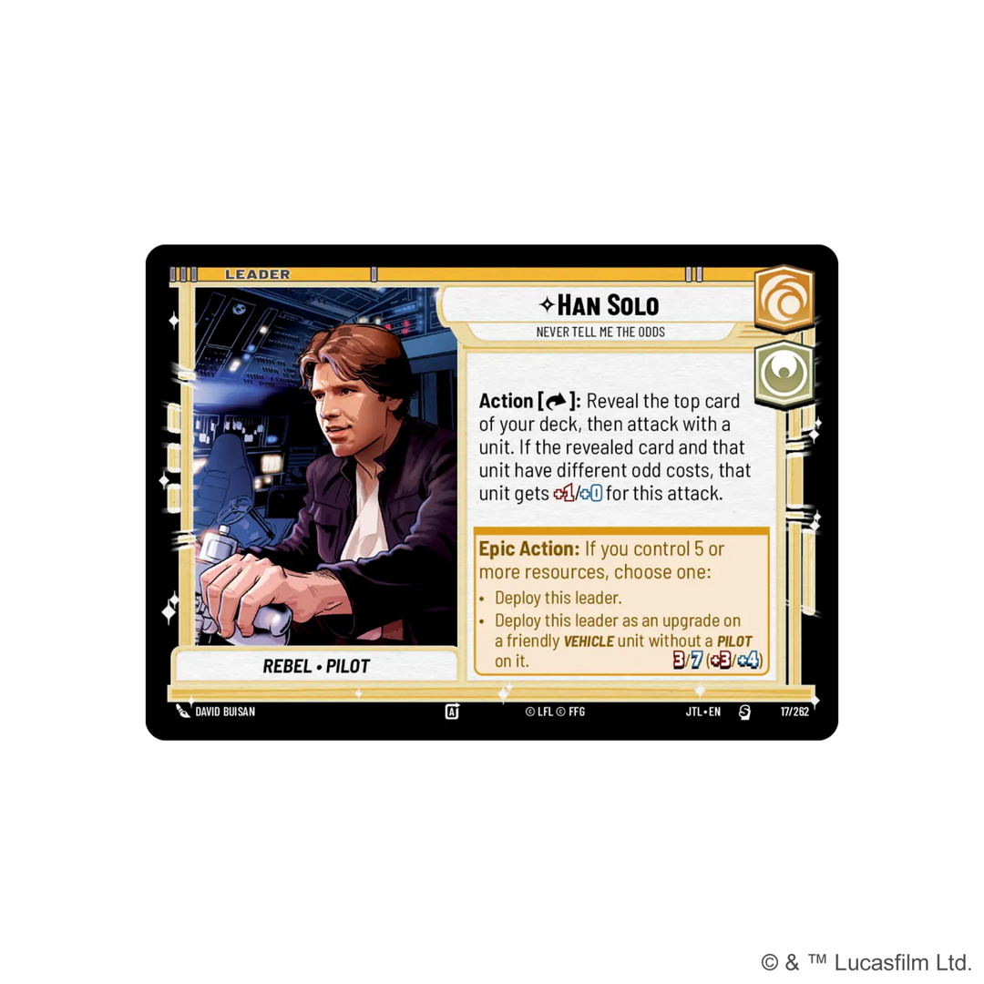 Star Wars: Unlimited - Jump to Lightspeed - Spotlight Starter Deck - Han Solo (EN) - Fantasy Flight Games - Card Games