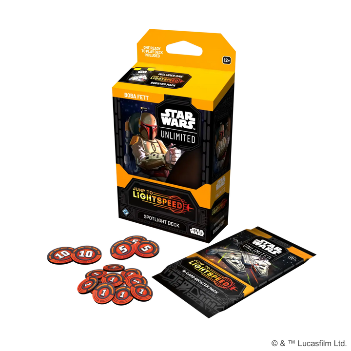 Star Wars: Unlimited - Jump to Lightspeed - Spotlight Starter Deck - Boba Fett (EN) - Fantasy Flight Games - Card Games