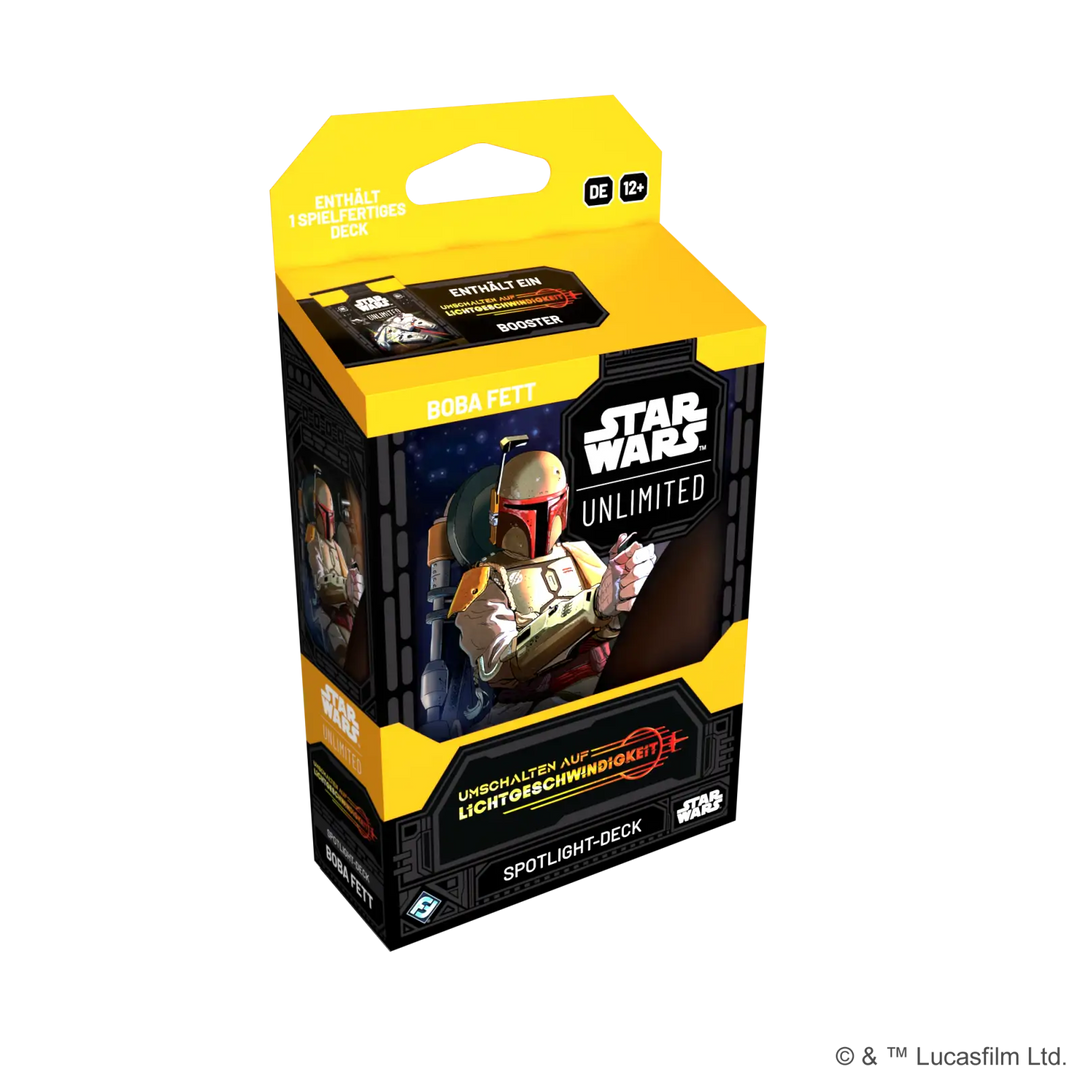 Star Wars: Unlimited - Umschalten auf Lichtgeschwindigkeit- Spotlight Starter Deck - Boba Fett (DE) - Fantasy Flight