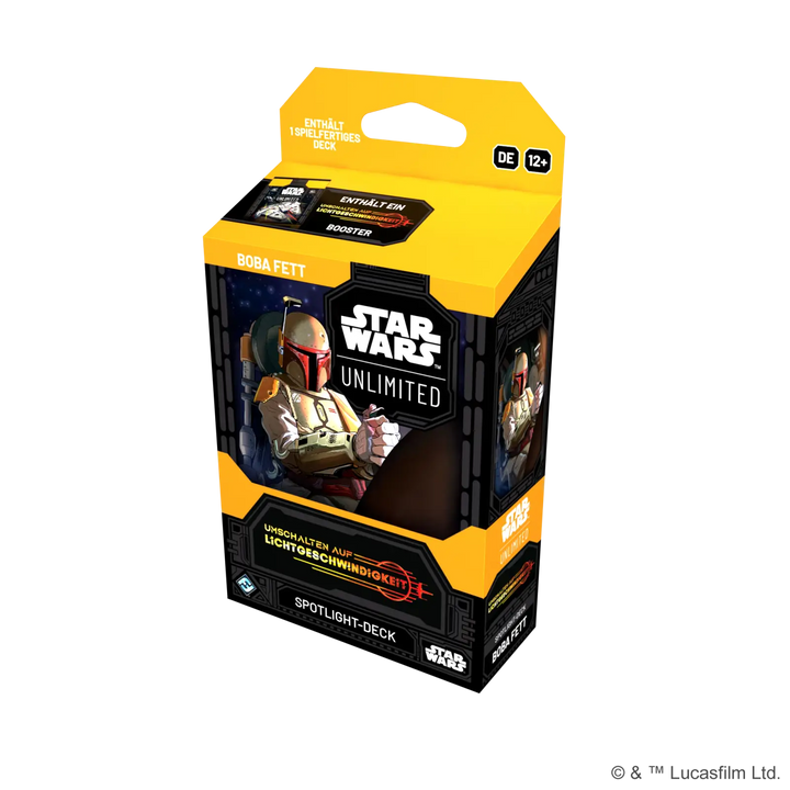 Star Wars: Unlimited - Umschalten auf Lichtgeschwindigkeit- Spotlight Starter Deck - Boba Fett (DE) - Fantasy Flight