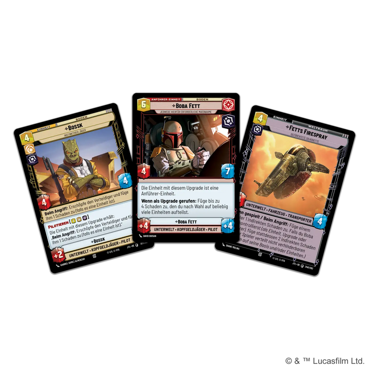 Star Wars: Unlimited - Umschalten auf Lichtgeschwindigkeit- Spotlight Starter Deck - Boba Fett (DE) - Fantasy Flight