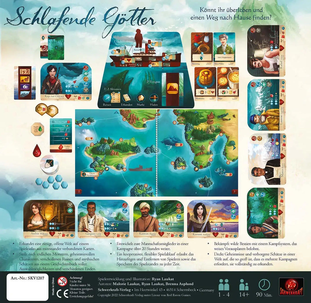 Schlafende Götter (DE) - Schwerkraft-Verlag - Board Games