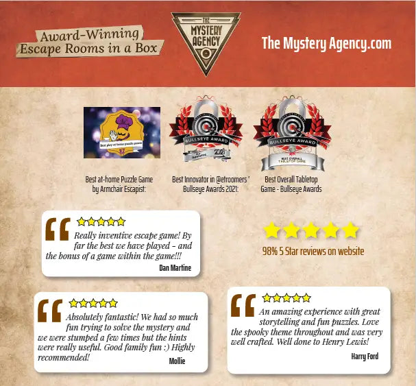 The Ghost in the Attic (EN) - The Mystery Agency - Board Games